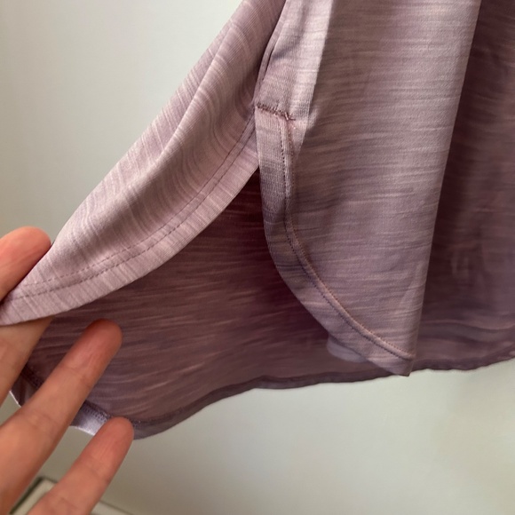 Reebok Racer Back Workout Tank Heathered Mauve -XS - Picture 6 of 8